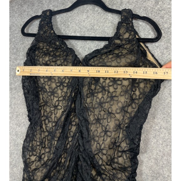 Vintage 1960s Cole of California Swimsuit Bathing Suit One Piece Mesh Ruched 60s - Picture 10 of 14